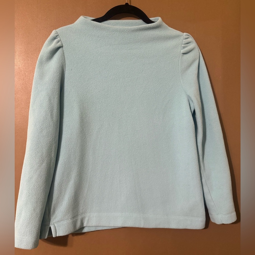 Talbots Petite Fleece Pullover Soft Cozy Relaxed Fit MP